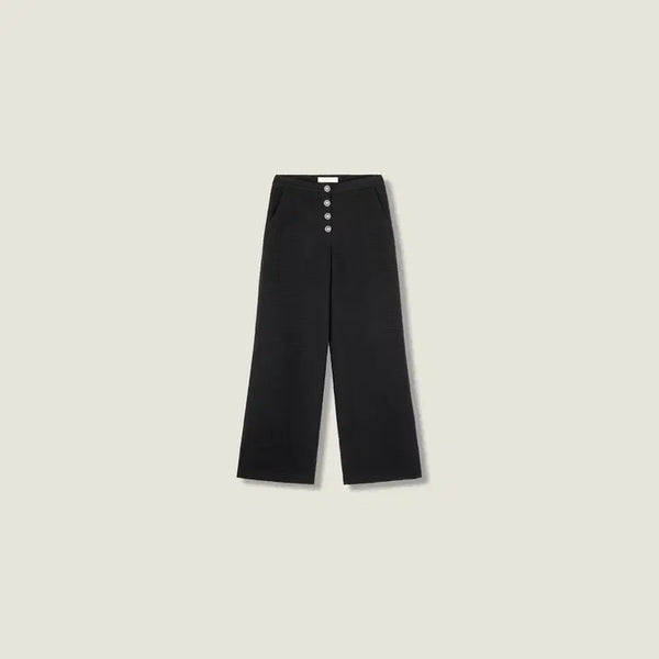 [BUNJANG] Le Plain Deep Navy Tweed Pants (Long, M) / 르플레인 딥네이비 트위드 팬츠(Long, M)