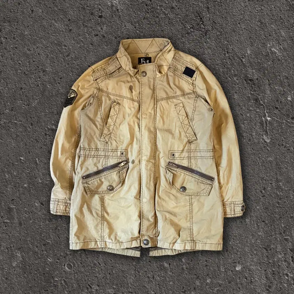 [BUNJANG] Evisu Beige Vintage Jacket M/L / M/L) 에비수 베이지 빈티지 자켓