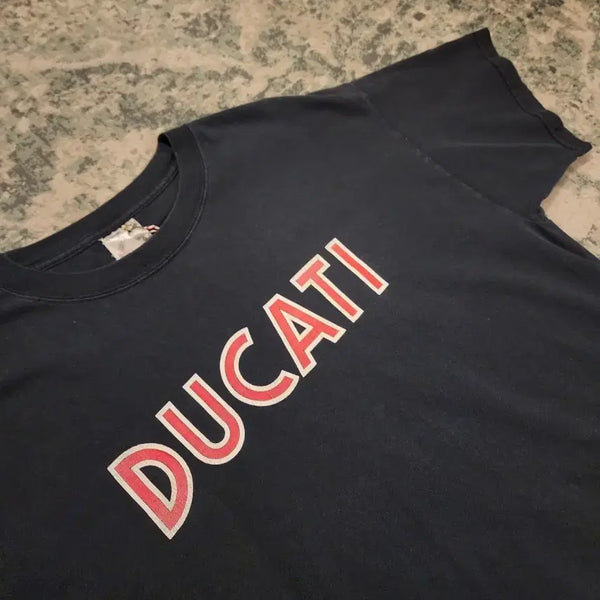 [BUNJANG] 90s Ducati Motorcycle Short Sleeve T-Shirt / 90s 제작 DUCATI 모터사이클 반팔티