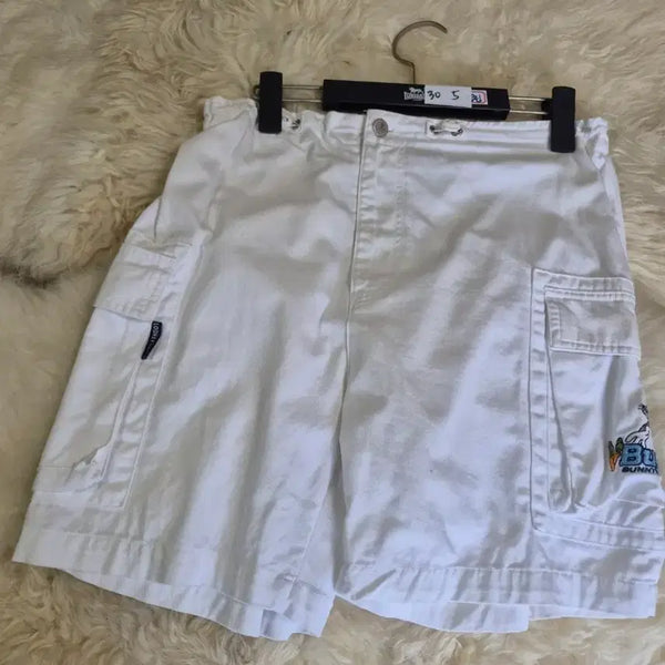 [BUNJANG] BUMBLEBEE White Cotton Shorts Size 30/S / BUMBLEBEE 반바지 30 S 화이트