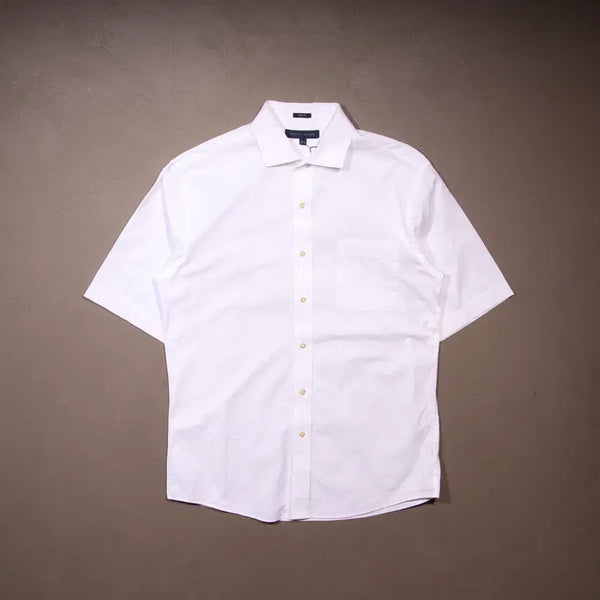 [BUNJANG] Tommy Hilfiger Oxford Short Sleeve Shirt A643 / 타미힐피거 옥스포드 반팔셔츠 A643