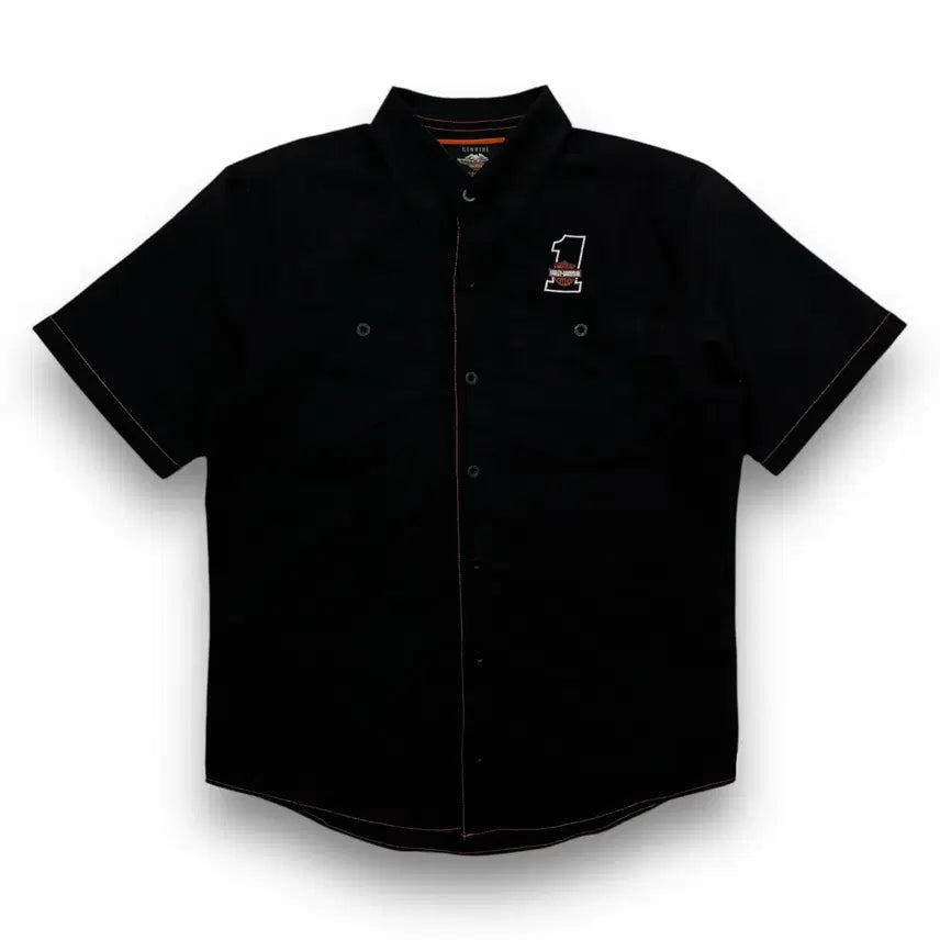 [BUNJANG] Harley-Davidson No.1 Coolcore Racing Short Sleeve Shirt / 할리데이비슨 No.1 Coolcore 레이싱 반팔 셔츠