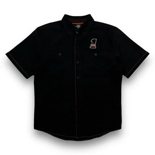 [BUNJANG] Harley-Davidson No.1 Coolcore Racing Short Sleeve Shirt / 할리데이비슨 No.1 Coolcore 레이싱 반팔 셔츠