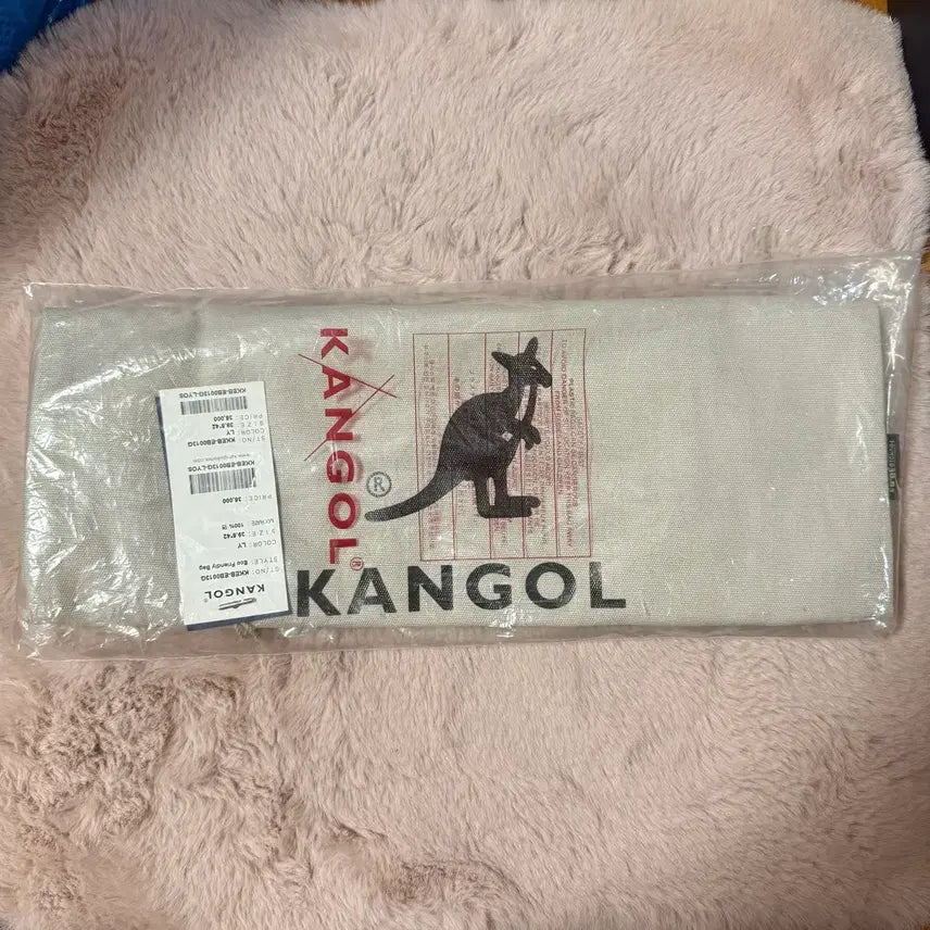 [BUNJANG] Kangol Light Grey Eco Bag / 캉골 에코백 라이트그레이 색상