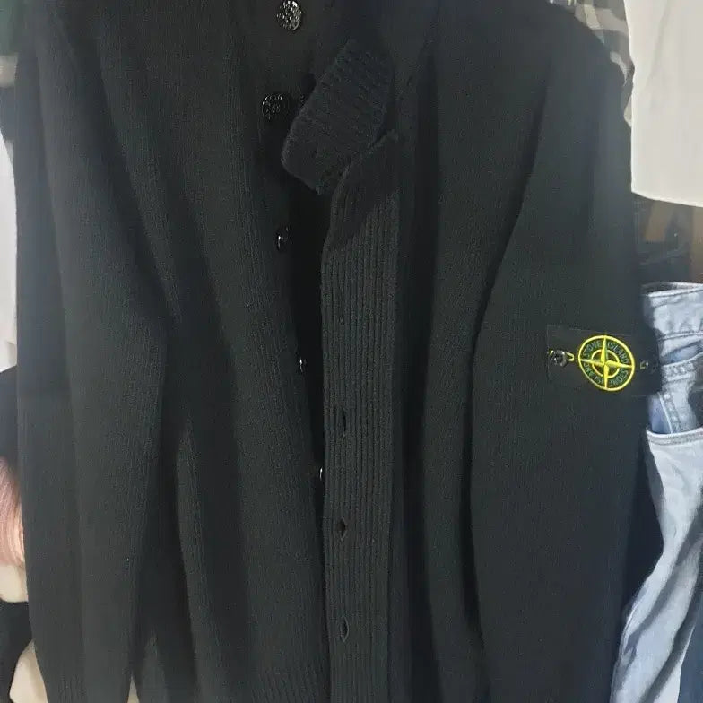[BUNJANG] Stone Island Zip-Up Cardigan M Size / 스톤아일랜드 집업 가디건