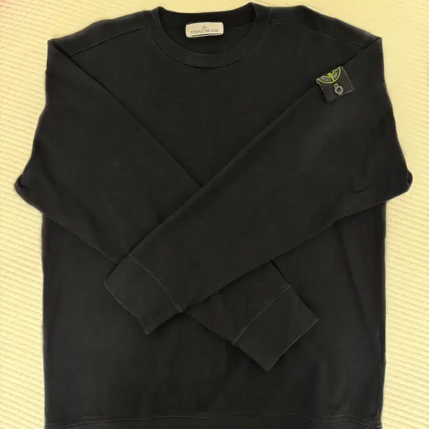 [BUNJANG] Stone Island Sweatshirt Black / 스톤아일랜드 맨투맨 블랙