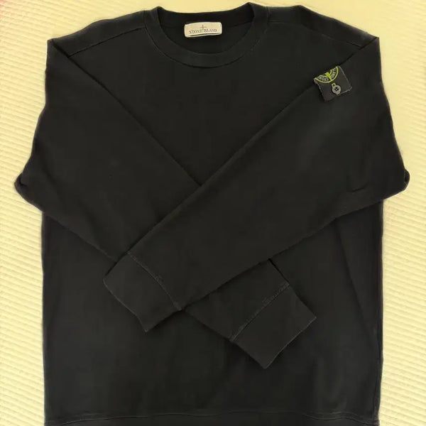 [BUNJANG] Stone Island Sweatshirt Black / 스톤아일랜드 맨투맨 블랙