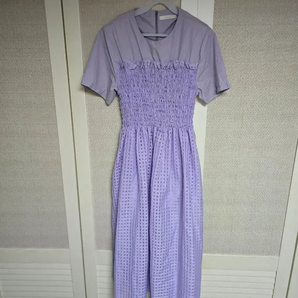 [BUNJANG] Purple Long Dress / 퍼플 롱원피스