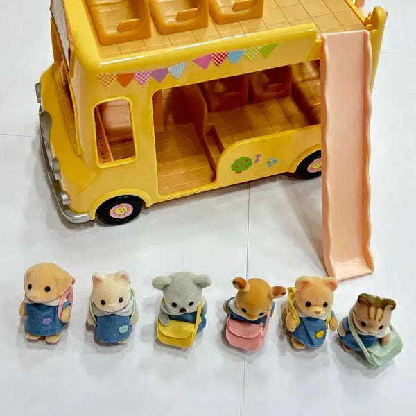 [BUNJANG] Sylvanian Families Kindergarten Bus Set / 실바니안 유치원&버스 세트