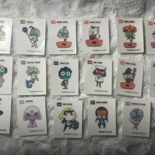 [BUNJANG] Sgt. Frog Keroro Tteokbokki Stickers / 개구리 중사 캐로로 띠부띠부씰 스티커