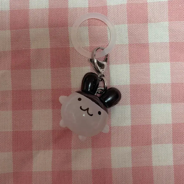 [BUNJANG] Tamagotchi Mimitchi Charm Keychain / 다마고치 미미치 메지루시 키링