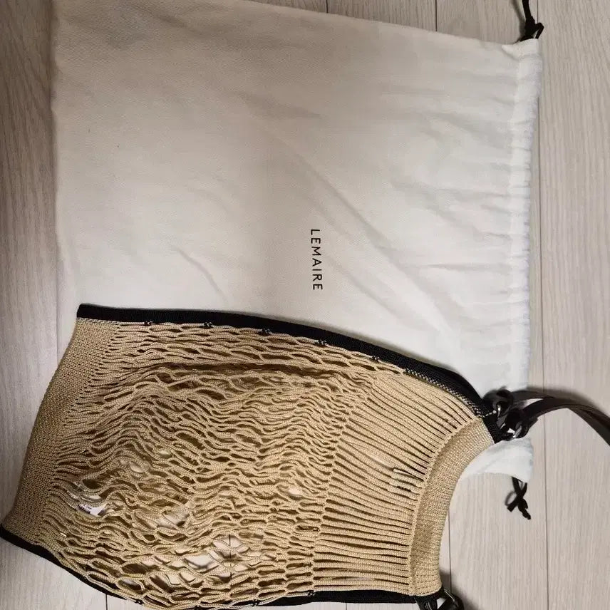 [BUNJANG] Lemaire Knit Bag Beige / 르메르 니트백 베이지