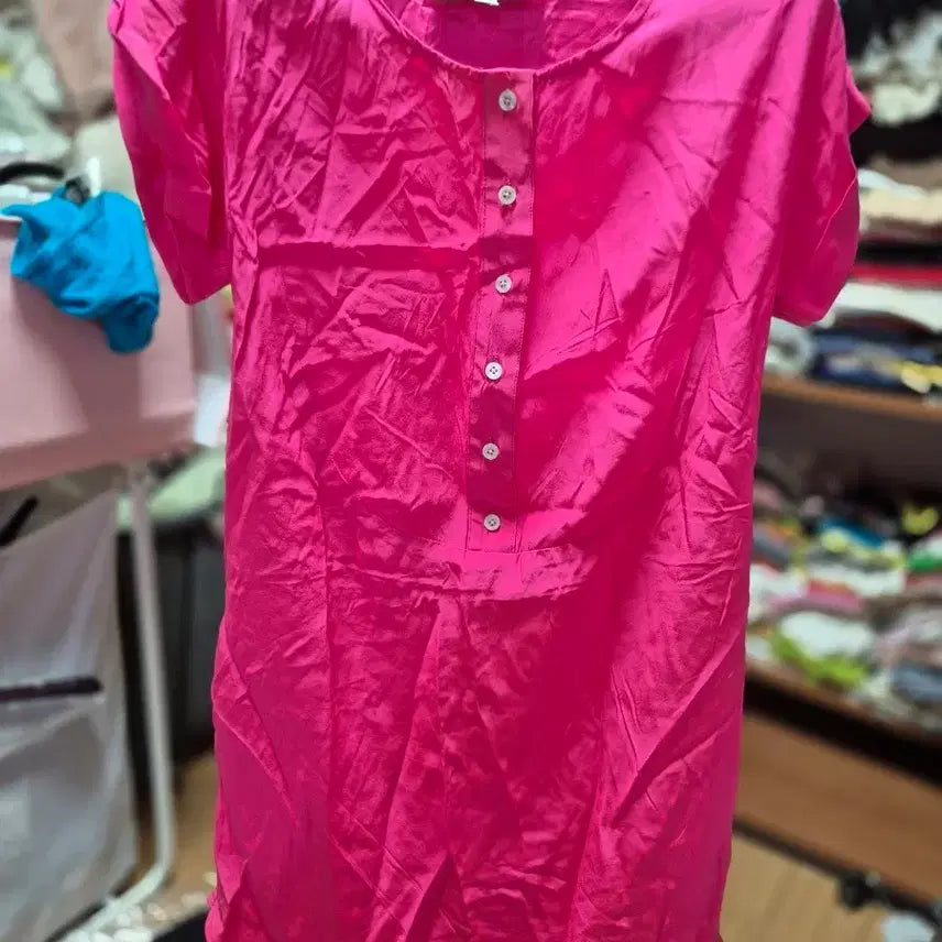 [BUNJANG] Hot Pink Mini Dress - Imported / 핫핑크 여성 미니원피스 미국수입