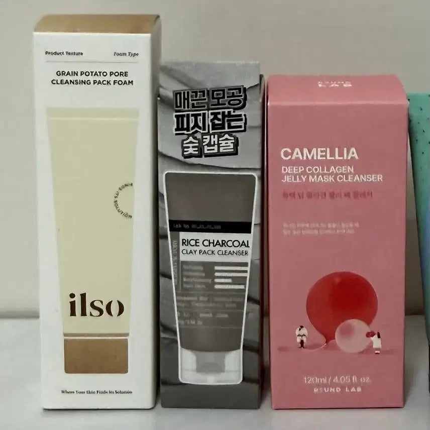 [BUNJANG] Ilso Derma Factory Roundlab Camellia Jelly Mamonde Mint Chocolate Pack Cleanser Bundle Set / 일소 더마팩토리 포테이토 라운드랩 동백 젤리 마몽드 민트차콜릿 팩클렌저