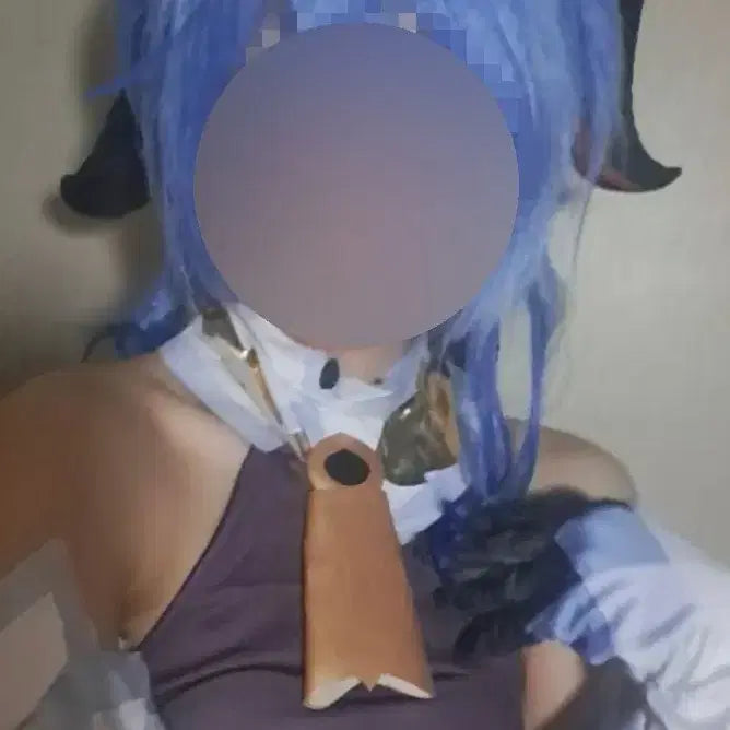 [BUNJANG] Genshin Impact Ganyu Cosplay Full Set / 원신 감우 코스프레
