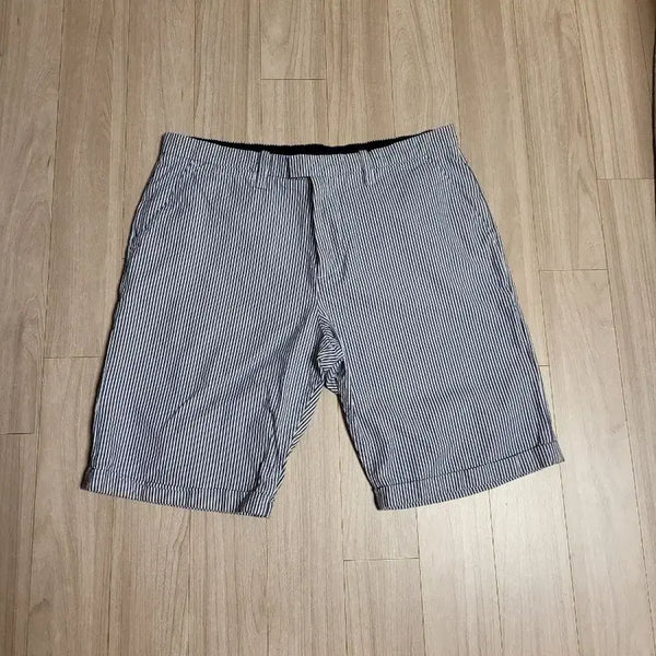 [BUNJANG] Fred Perry Striped Shorts Size M (31-33) / 프레드페리 스트라이프 반바지 쇼츠 m 31~33