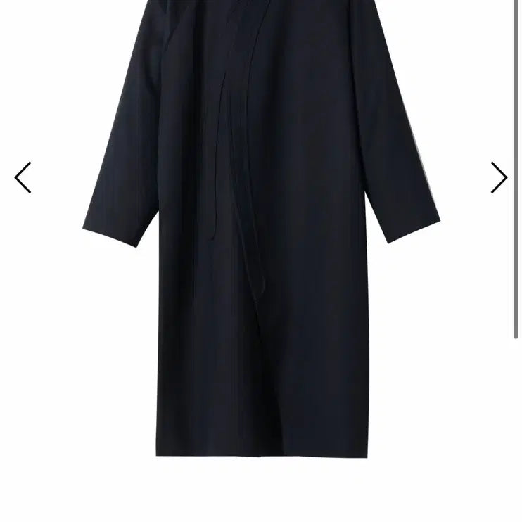[BUNJANG] STU Curved Double Line Mac Coat Navy / [L] stu 커브드 더블 라인 맥코트 네이비