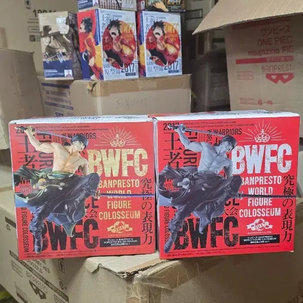 [BUNJANG] Banpresto One Piece BWFC Zoro Figure (2017) - General & Rare Color Set / (번장최저가미개봉)반프레스토 원피스 BWFC 피규어 2017