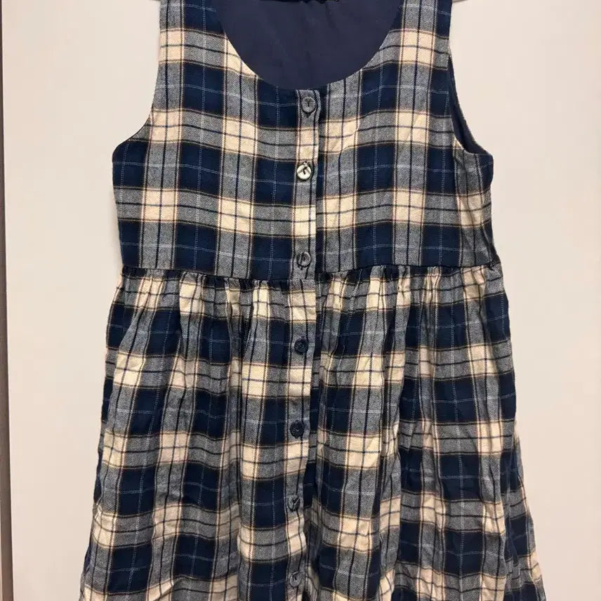 [BUNJANG] Checkered Midi Dress / 체크원피스