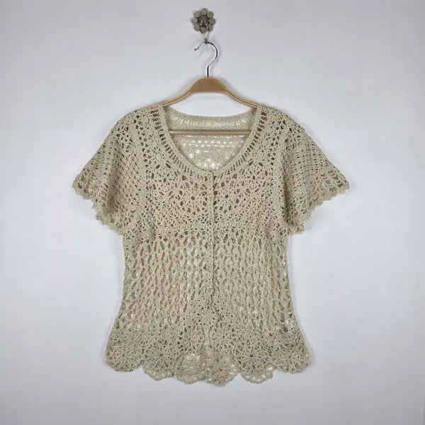 [BUNJANG] Maglia Reine Handcrafted Crochet Cardigan / [Japan]Maglia Reine 핸드크래프트 크로셰 가디건