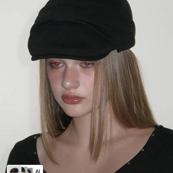 [BUNJANG] Crank Ribbon Hunting Cap Black / 크랭크 crank 리본 헌팅캡 블랙