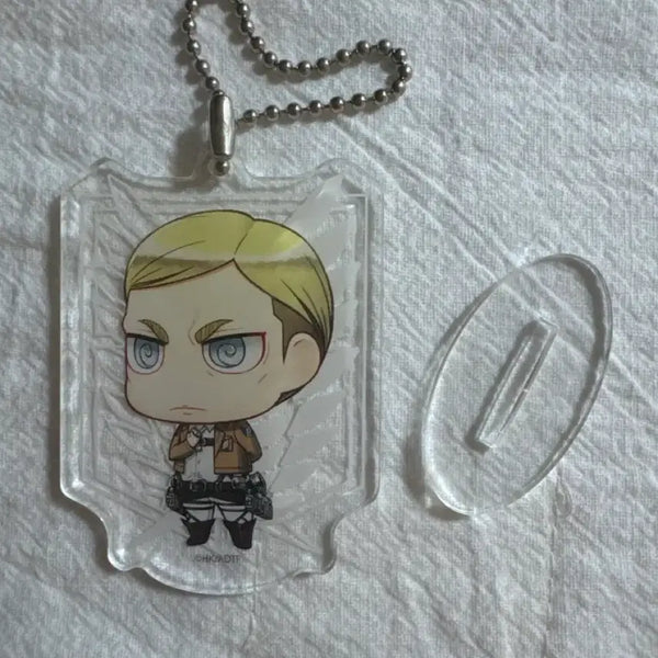 [BUNJANG] Attack on Titan Erwin SD Acrylic Stand Keychain / 진격의 거인 엘빈 SD 아크릴 스탠드 키링 판매