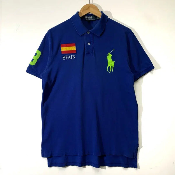 [BUNJANG] Polo Ralph Lauren Big Pony T-shirt / 코르티스 마틴 모델 폴로 스페인 빅포니 치프키프 카라티