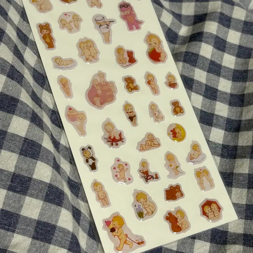 [BUNJANG] Brandy Melville Baby Angel Sticker Epoxy Charm / 브랜디 멜빌 아기 천사 스티커 에폭시 브랜디멜빌