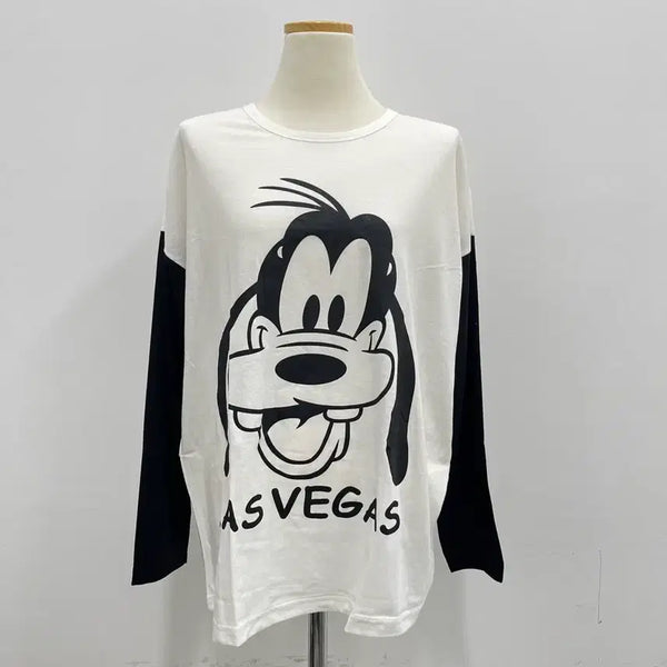 [BUNJANG] Gucci Color-Block Raglan Character Long-Sleeve T-Shirt Pajamas / 구피 배색 나그랑 캐릭터 긴팔 티셔츠 잠옷 홈웨어