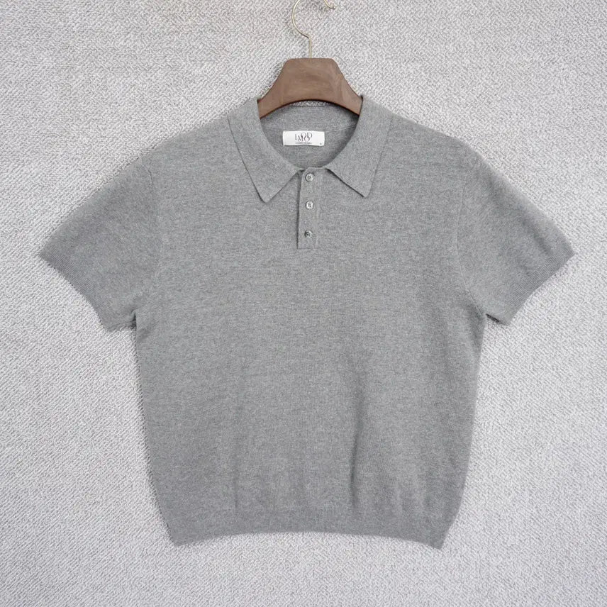 [BUNJANG] Ellmude 25SS Homme Cotton PK Short Sleeve Knit Size 46 / 엘무드 25SS 옴므 코튼 PK 반팔 니트 46size