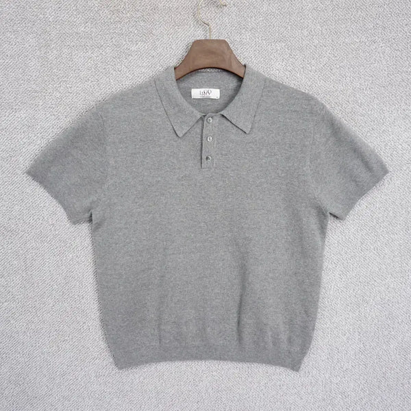 [BUNJANG] Ellmude 25SS Homme Cotton PK Short Sleeve Knit Size 46 / 엘무드 25SS 옴므 코튼 PK 반팔 니트 46size
