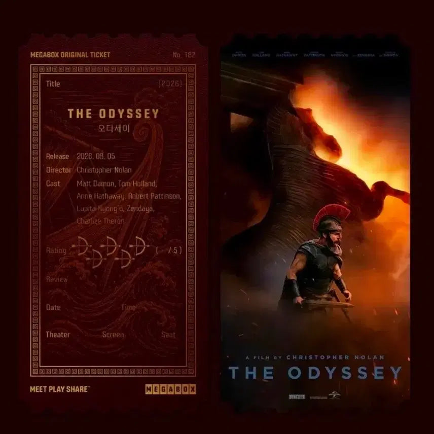 [BUNJANG] Megabox Odyssey Original Ticket / 오디세이 오리지널티켓 OT 메가박스 굿즈