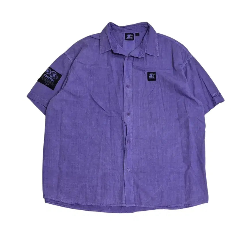 [BUNJANG] Starter Oversized Short-Sleeve Shirt / 스타터 오버핏 반팔 셔츠