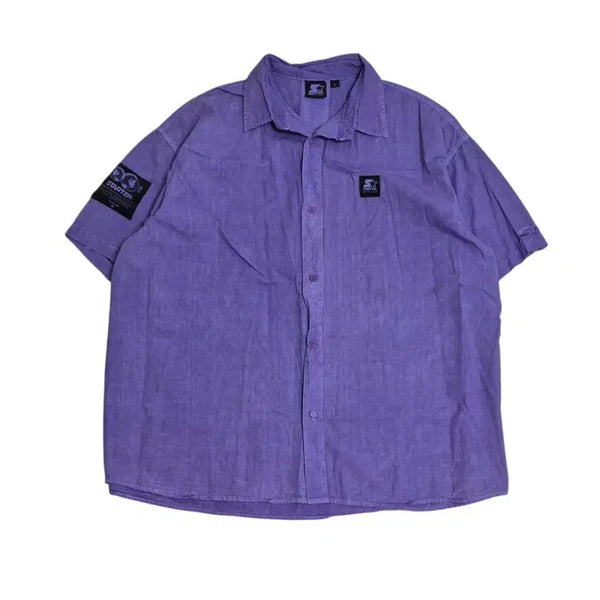 [BUNJANG] Starter Oversized Short-Sleeve Shirt / 스타터 오버핏 반팔 셔츠