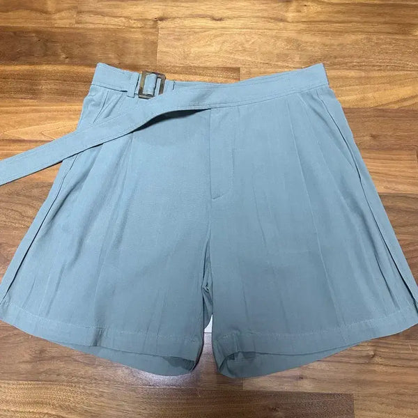 [BUNJANG] Recto Khaki Belt Detail Shorts Size S / 렉토 카키 벨트 쇼츠 S