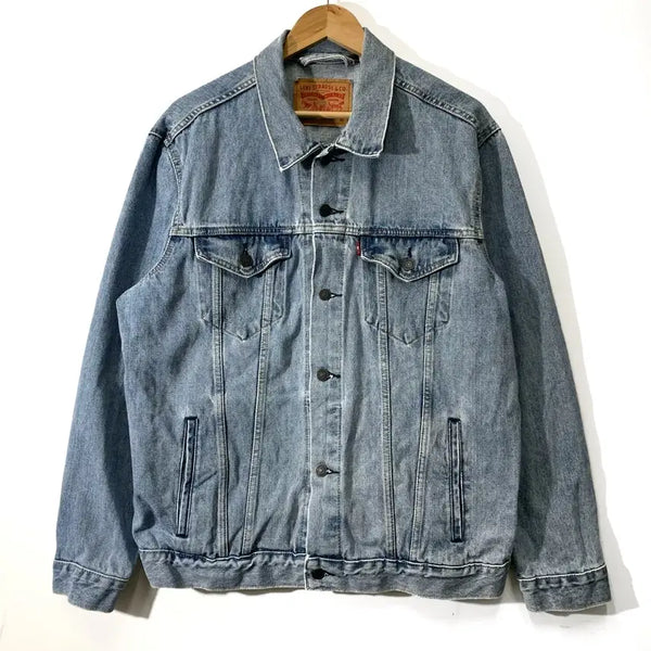 [BUNJANG] Levi's 3rd Generation Washed Light Blue Trucker Jacket / 리바이스 3세대 워시드 연청 트러커 자켓