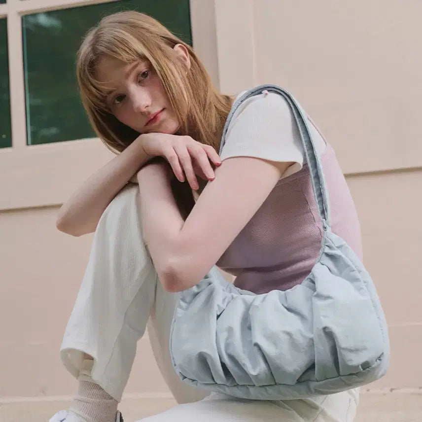 [BUNJANG] Goodtods Shoulder Bag Sky Blue / 택달림/굿토드즈 숄더백 하늘색/ 여름가방/보조가방
