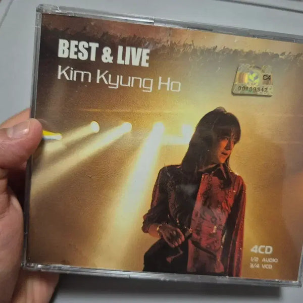[BUNJANG] Kim Kyung Ho Best & Live 4CD/VCD Set / 김경호 BEST & LIVE CD 4CD 1/2 AUDIO 3/4 VCD