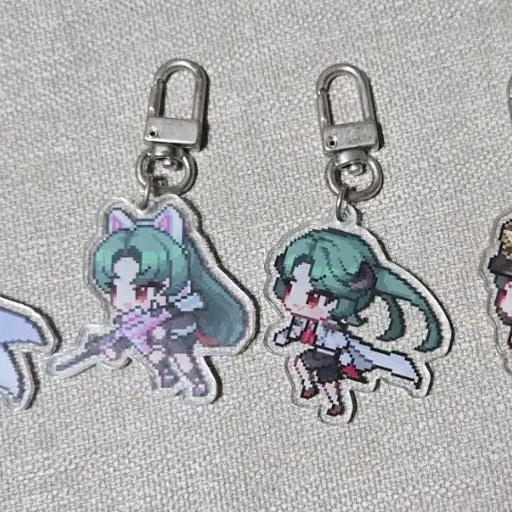 [BUNJANG] MochaHyung Attack Tang Acrylic Keyring Set / 모카형 Attack TANG 아크릴 키링 4종