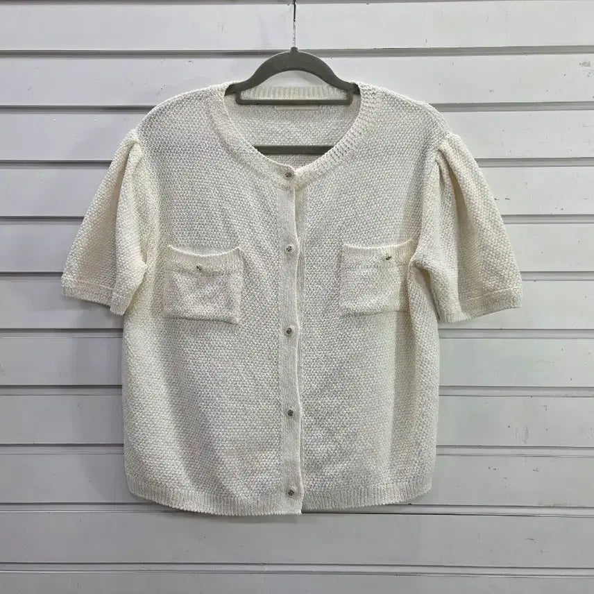 [BUNJANG] Ivory Knit Cardigan / 아이보리  니트 가디건 66/보물찾기천사