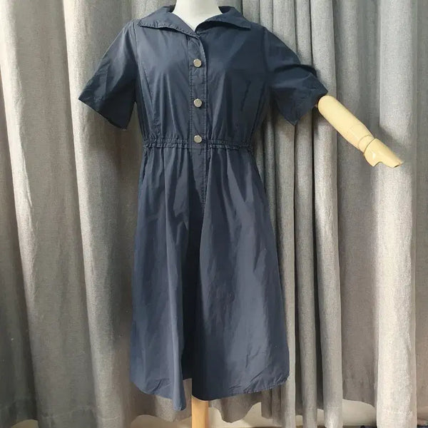 [BUNJANG] L Kindberry Banding Navy Dress / L카인드베리 밴딩 네이비 원피스