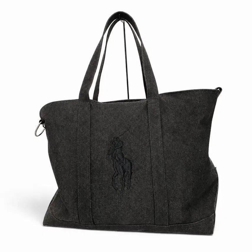 [BUNJANG] Ralph Lauren Polo Cotton Canvas 2-Way Tote Bag / 랄프로렌 폴로 코튼 캔버스 2way 토트백