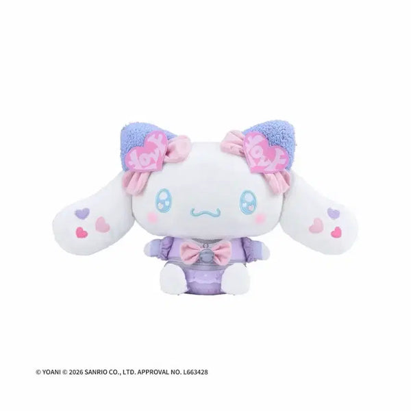 [BUNJANG] Cinnamoroll x=LOVE Collaboration Cat Costume Plush Doll / 시나모롤 x=LOVE 콜라보 고양이 코스튬 인형 이코러브 산리오
