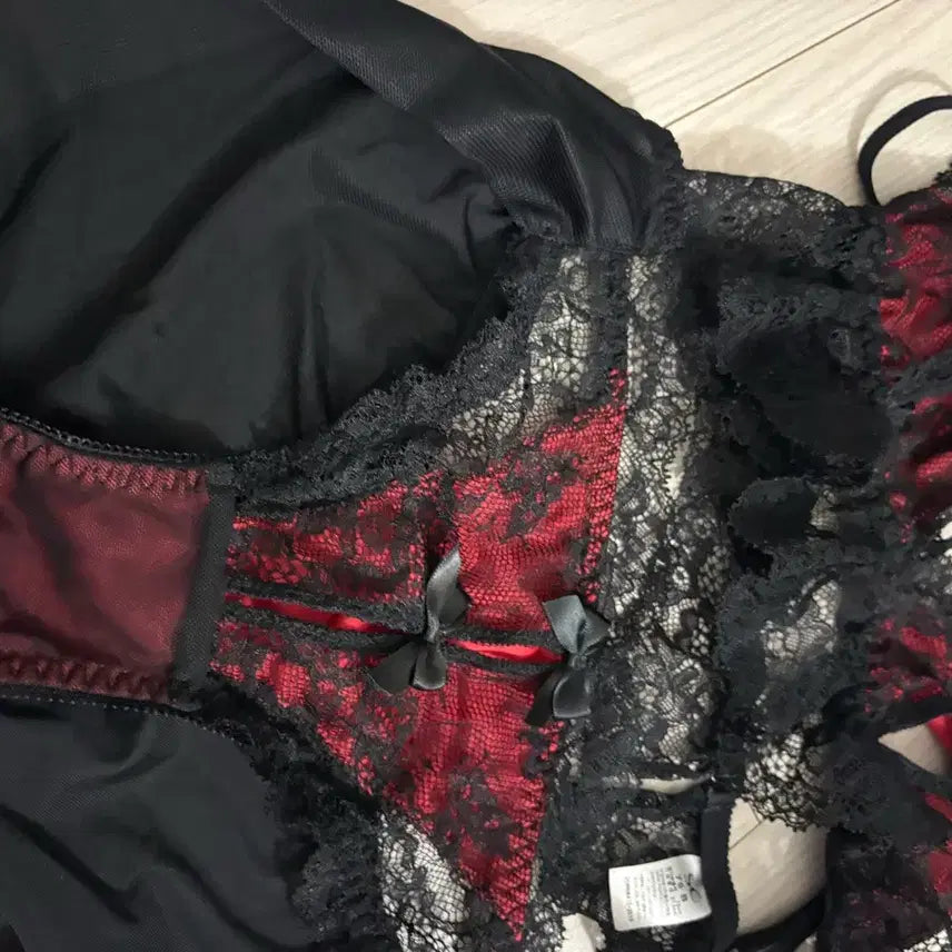 [BUNJANG] Women's Used Lace Panty Bra Set / 여성 중고 레이스팬티브라