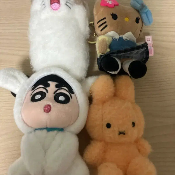 [BUNJANG] 4-Piece Plush Keychain Bundle / 인형키링 4종 일괄