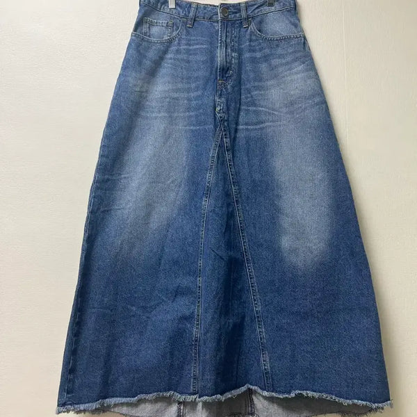 [BUNJANG] American Holic Denim Long Skirt Size S / 아메리칸홀릭 청 롱 스커트 S