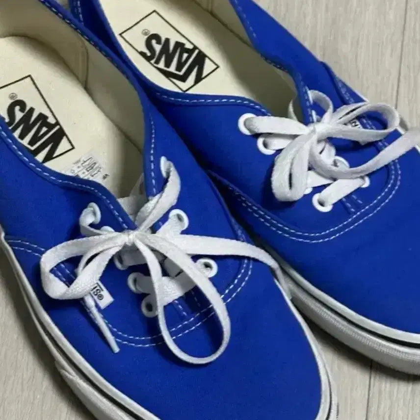 [BUNJANG] Vans Authentic Sneakers Mint Condition Blue / 반스 어센틱 블루 민트급