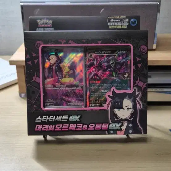 [BUNJANG] Pokemon Card Marnie's Morpeko & Morolom EX Starter Set / 포켓몬 카드 마리의 모르페코 & 오롱털 EX 스타터 세트