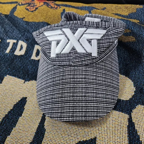 [BUNJANG] PXG Golf Cap Black Stripe / PXG 골프캡 검정 줄무늬