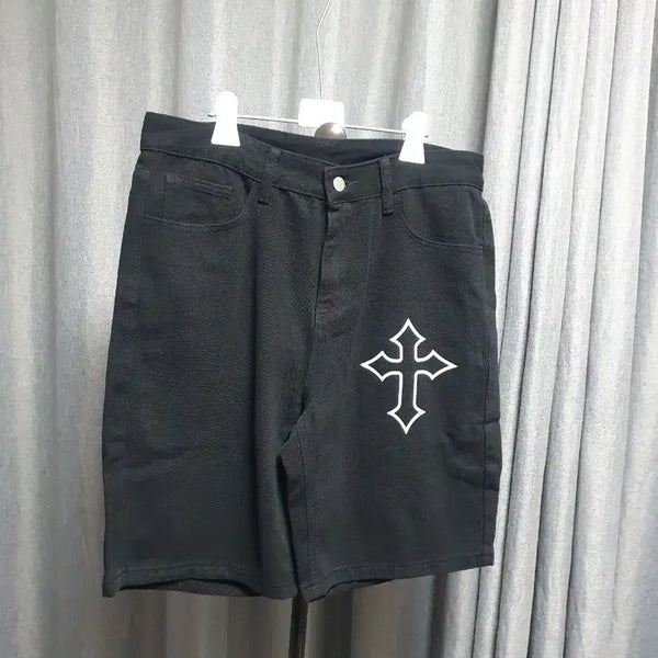 [BUNJANG] 88 Black Detail Shorts / 88블랙 디테일 반바지